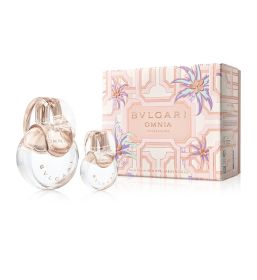 BVLGARI OMNIA CRYSTALLINE 2 PCS SET FOR WOMEN: 3.4 EAU DE TOILETTE SPRAY + 0.5 EAU DE TOILETTE SPRAY