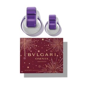 BVLGARI OMNIA AMETHYSTE 2 PCS SET: 3.4 EAU DE TOILETTE SPRAY + 0.5 EAU DE TOILETTE SPRAY