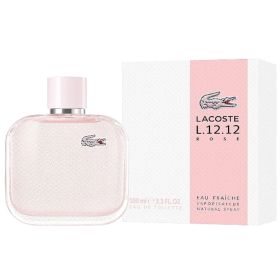 LACOSTE L.12.12 ROSE EAU FRAICHE 3.3 EAU DE TOILETTE SPRAY FOR WOMEN