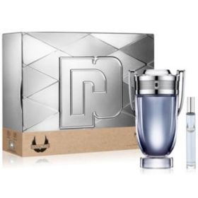 PACO RABANNE INVICTUS 2 PCS SET FOR MEN: 6.8 EAU DE TOILETTE SPRAY + 0.34 EAU DE TOILETTE SPRAY