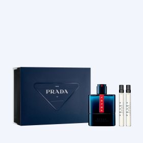 PRADA LUNA ROSSA OCEAN 3 PCS SET FOR MEN: 3.3 EAU DE TOILETTE SPRAY + 2 X 0.33 EAU DE TOILETTE SPRAY..