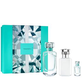 TIFFANY & CO. 3 PCS SET FOR WOMEN: 2.5 EAU DE PARFUM SPRAY + 3.4 BODY LOTION + 0.16 EAU DE PARFUM