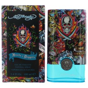 Ed Hardy Hearts & Daggers by Christian Audigier, 3.4 oz Eau De Toilette Spray for Men