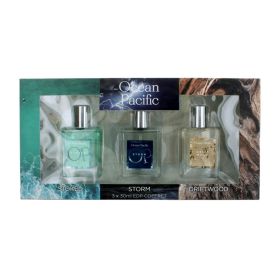 OP by Ocean Pacific, 3 Piece Fragrance Collection for Men