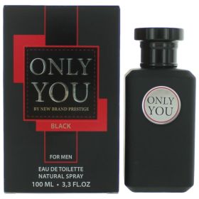 Only You Black by New Brand, 3.3 oz Eau De Toilette Spray for Men