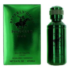 BHPC Bold by Beverly Hills Polo Club, 3.4 oz Eau De Toilette Spray for Men