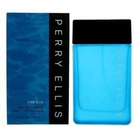 Pure Blue by Perry Ellis, 3.4 oz Eau De Toilette Spray for Men