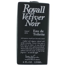 Royall Vetiver Noir by Royall Fragrance, 4 oz Eau De Toilette Spray for Men