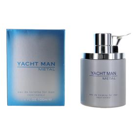 Yacht Man Metal by Myrurgia, 3.4 oz Eau De Toilette Spray for Men