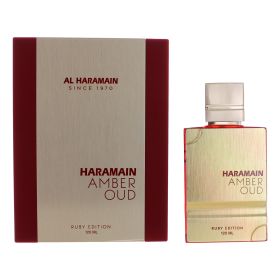 Amber Oud Ruby Edition by Al Haramain, 4 oz Eau De Parfum Spray for Unisex