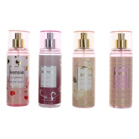 Kensie by Kensie, 4 Piece Body Mist Variety Gift Set for Women