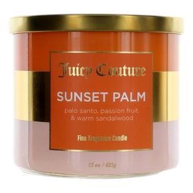 Juicy Couture 14.5 oz Soy Wax Blend 3 Wick Candle - Sunset Palm