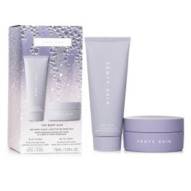 FENTY BEAUTY BY RIHANNA - FENTY SKIN The Body Duo Set: Buff Ryder Exfoliating Body Scrub 57g +  Butta Drop Whipped Oil Body Cream 75ml 657273 2pcs