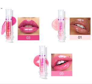 New Tube Lip Rich Lip Color Slightly Spicy Lip Honey Lip Glass Mirror Face Lip Mirror Liquid Lipstick (Option: 1 3 5color)