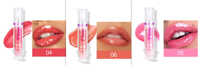 New Tube Lip Rich Lip Color Slightly Spicy Lip Honey Lip Glass Mirror Face Lip Mirror Liquid Lipstick (Option: SET)