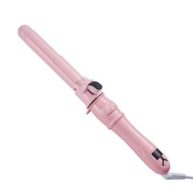 LCD Temperature Controlled Automatic Hair Curler (Color: Pink)