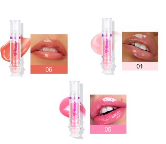 New Tube Lip Rich Lip Color Slightly Spicy Lip Honey Lip Glass Mirror Face Lip Mirror Liquid Lipstick (Option: 1 5 6color)