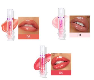 New Tube Lip Rich Lip Color Slightly Spicy Lip Honey Lip Glass Mirror Face Lip Mirror Liquid Lipstick (Option: 1 4 6color)